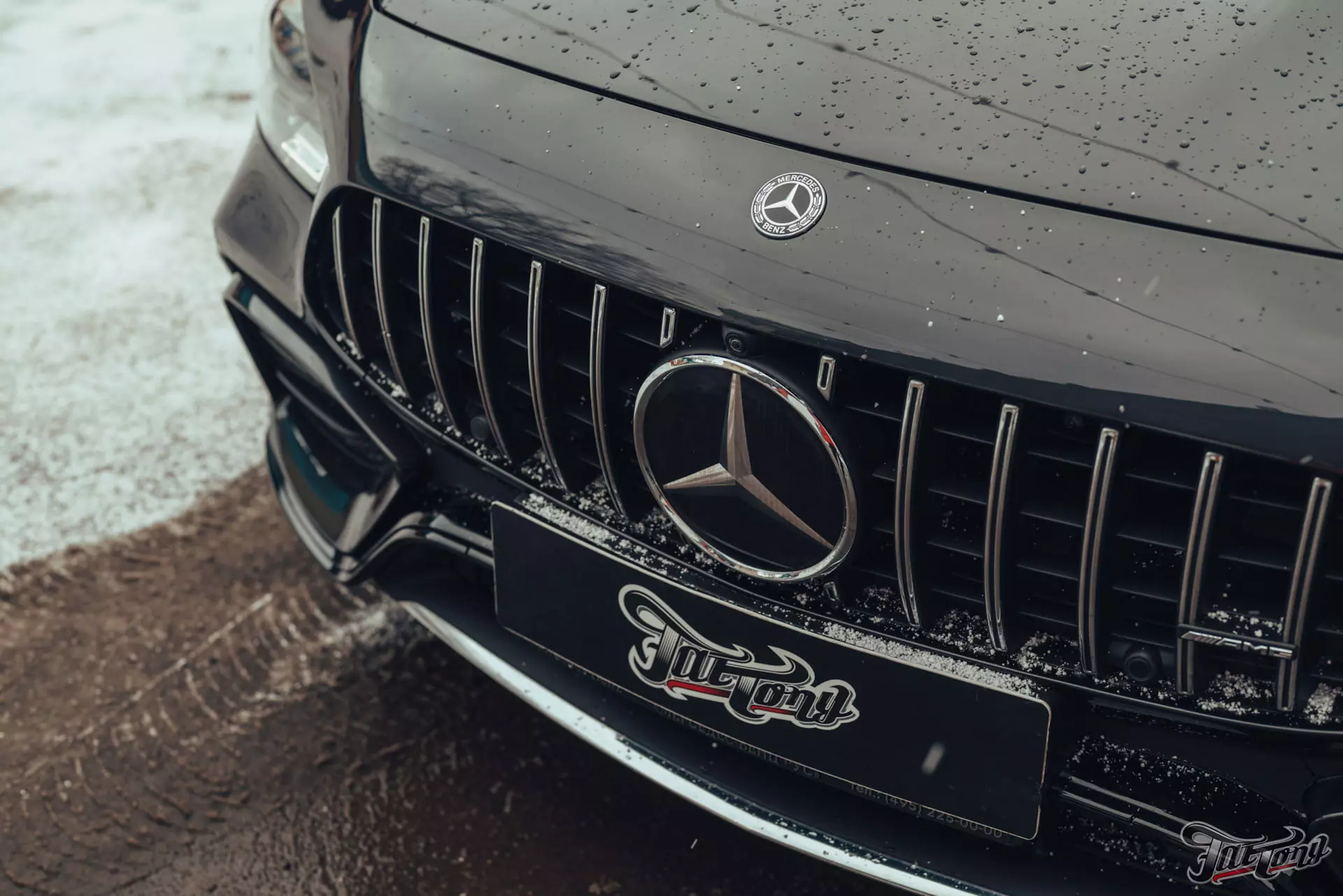 Mercedes-AMG GT 4 Door. Окрас бампера